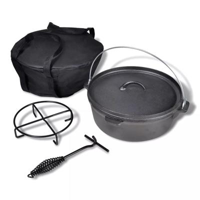 VidaXL Braadpan 5,6 l inclusief accessoires