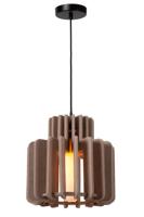 Lucide ROLLO - Hanglamp - 1xE27 - Taupe - thumbnail