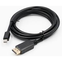 Mini DisplayPort Male to DisplayPort Male,Gilded,1.8 meters, Black - thumbnail