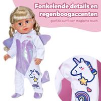Baby Born Eenhoorn Onesie Paars - thumbnail