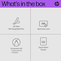 HP Slim Pen Digitale pen Herlaadbaar Zwart - thumbnail