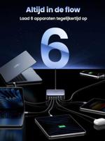 Kabel USB naar Lightning Ugreen 40914 Zwart Grijs 2 m - thumbnail