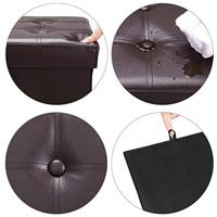 Monzana Zitbank - 80cm - met - opslagruimte - in - Bruin - thumbnail