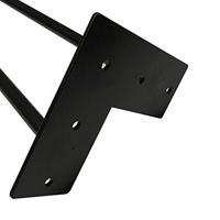 Stalen hairpin zwart hairpin ø 1,2 cm en hoogte 15 cm - thumbnail