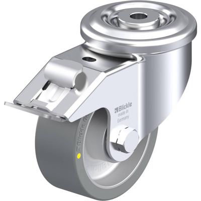 Blickle LKR-ALTH 100K-FI-AS Zwenkwiel met rem Wieldiameter: 100 mm Draagvermogen (max.): 350 kg 1 stuk(s)