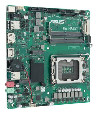 Asus PRO H810T-CSM Moederbord Socket Intel LGA 1851 Vormfactor Thin mini ITX Moederbord chipset Intel® H810