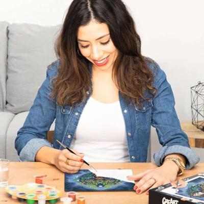 Ravensburger creart schilderen op nummer - pixie cold: mystic deer