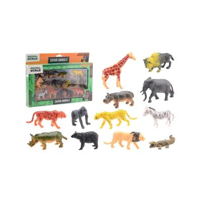 Johntoy Wilde dieren speelset 12-delig in doos