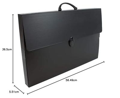 Tekenkoffer Favorit Every Line Total Black 565x365x55mm