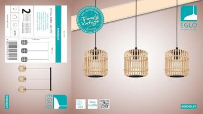Eglo HanglampBordesley voor boven de eettafel - 43217