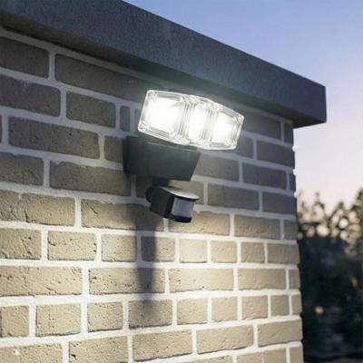 Solar beveiligingslamp james iii met bewegingsmelder en los paneel