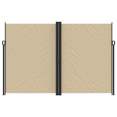 VidaXL Windscherm uittrekbaar 220x1000 cm beige