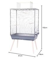 ZOLUX VOGELKOOI NEOLIFE GRIJS 81X48X152 CM - thumbnail