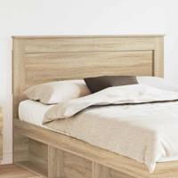 Hoofdbord met hoofdeinde Sonoma Eiken 160 cm Bewerkt hout - thumbnail