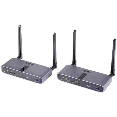 SpeaKa Professional SP-HWE-800 Draadloze HDMI-set 150 m 5 GHz 1920 x 1080 Pixel Veilige draadloze overdracht, Doorgeluste HDMI-uitgang SpeaKa Professional SP-HWE-800 Draadloze HDMI-set 150 m 5 GHz 1920 x 1080 Pixel Veilige draadloze overdracht, Doorgeluste HDMI-uitgang