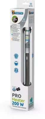Aquarium verwarming Pro heater 200w 60-125l (35cm) Superfish - Superfish Aquarium verwarming Pro heater 200w 60-125l (35cm) Superfish - Superfish