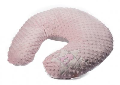 Gamberritos voedingskussen beertje 50 x 40 cm roze