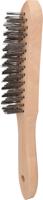 Brilliant Tools BT706002 Stalen handdraadborstel 4 rijen, 290 mm - thumbnail