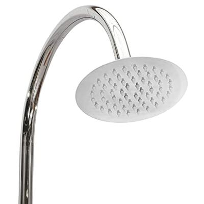 VidaXL Buitendouche 75x75x210 cm massief teakhout