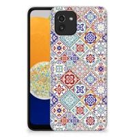 Samsung Galaxy A03 | TPU | Siliconen hoesje | Tiles Color - thumbnail