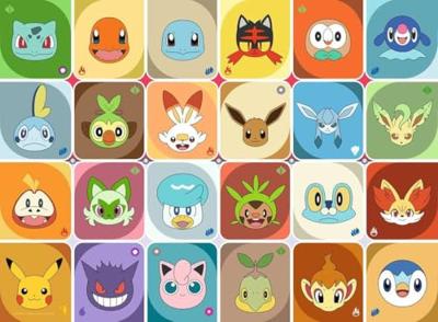 Ravensburger - pokémon gezichten - kinderpuzzel - 100 xxl stukjes Ravensburger - pokémon gezichten - kinderpuzzel - 100 xxl stukjes