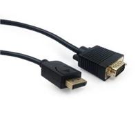 Gembird CCP-DPM-VGAM-6 DisplayPort VGA Zwart kabeladapter/verloopstukje - thumbnail
