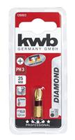 Bit Diamond 25 mm phillips Nr. 3 kaart Eurofix - Eurofix - thumbnail