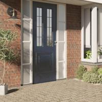 Raamfolies strepenpatroon mat PVC - thumbnail