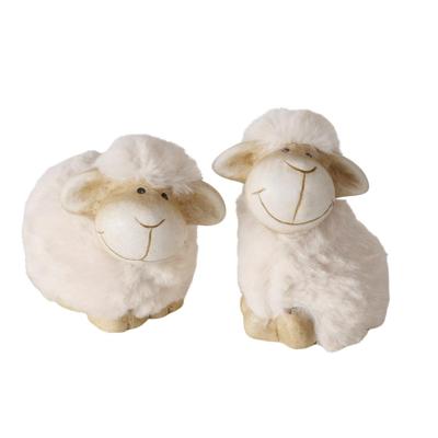 Boltze Home figuur schaap 10x7x10cm
