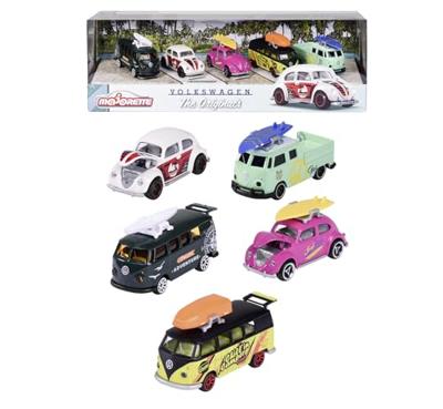 Majorette volkswagen the originals speelauto's, 5st.