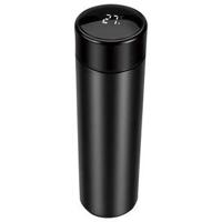 Thermosfles met graden display - Zwart - thumbnail