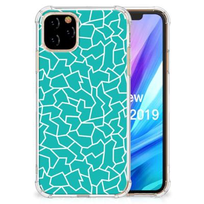 Apple iPhone 11 Pro Back Cover Cracks Blue Apple iPhone 11 Pro Back Cover Cracks Blue
