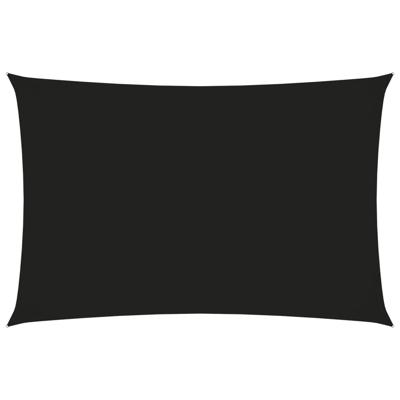 Zonnescherm rechthoekig 5x7 m oxford stof zwart