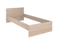 Eenpersoonsbed SHELASO 90x190 cm jackson eik - thumbnail