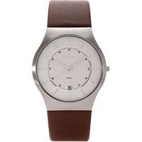 Horlogeband Skagen 233XXLSLCD Leder Bruin 22mm - thumbnail