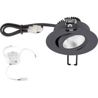 EVN PC20D91602 EVN Lichttechnik LED-inbouwlamp LED LED vast ingebouwd 8.4 W Antraciet - thumbnail