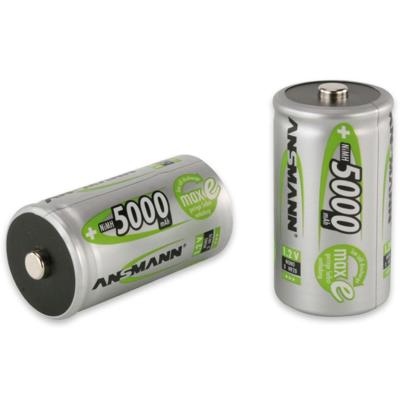 Ansmann maxE HR20 Oplaadbare D batterij (mono) NiMH 5000 mAh 1.2 V 2 stuk(s) Ansmann maxE HR20 Oplaadbare D batterij (mono) NiMH 5000 mAh 1.2 V 2 stuk(s)