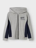 Name it winter sweat vest jongens - grijs - NkmLenno - thumbnail
