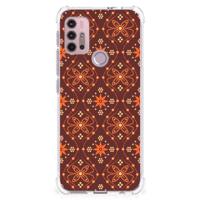 Motorola Moto G30 | G20 | G10 Doorzichtige Silicone Hoesje Batik Brown - thumbnail
