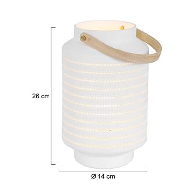 Anne Light & home Tafellamp anne light en home porcelain 3058w wit