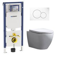 Geberit UP720 Toiletset - Inbouw WC Hangtoilet Wandcloset Rimfree - Beauti Sigma-01 Wit - thumbnail
