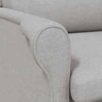 Fauteuil Wolken grijs 76 x 94 x 102 cm Stof - thumbnail