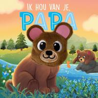 Rebo Publishers Ik hou van je, papa - vingerpopboek - thumbnail