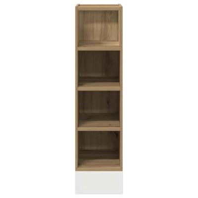 Onderkast Riga 20x44,5x81,5 cm bewerkt hout artisanaal eikenkleur