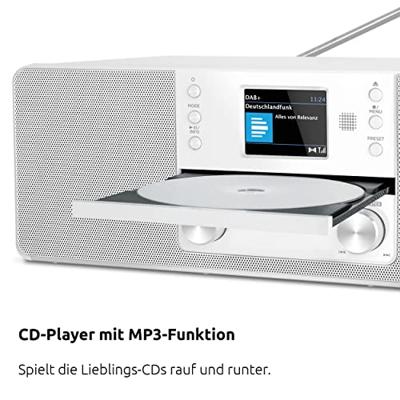 TechniSat Digitradio 370 CD BT DAB radio Wit - thumbnail