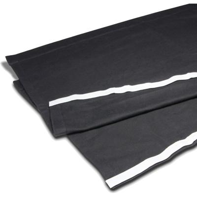 Adam Hall zwart podiumrok met klittenband 100cm x 2m