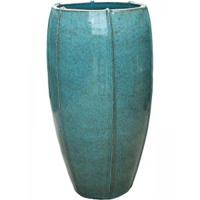 Moda pot high bloempot 53x53x92 cm blauw - thumbnail