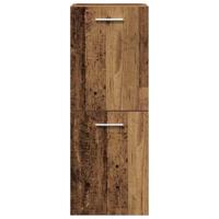 Badkamermeubelset Wandgemonteerd 4 pcs Oud Hout Bewerkt hout - thumbnail
