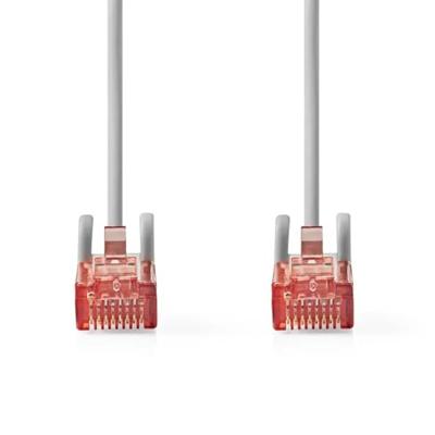 CAT6 Netwerkkabel | RJ45 Male | RJ45 Male | U/UTP | 30.0 m | Rond | PVC | Grijs | Label