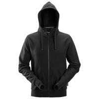 Snickers Workwear 2890 Hoodie met volledige rits zwart - maat XL - thumbnail